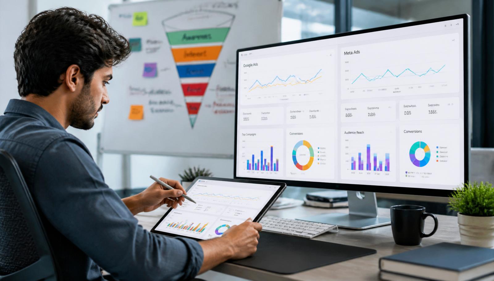 Grow with Google & Meta Ads.