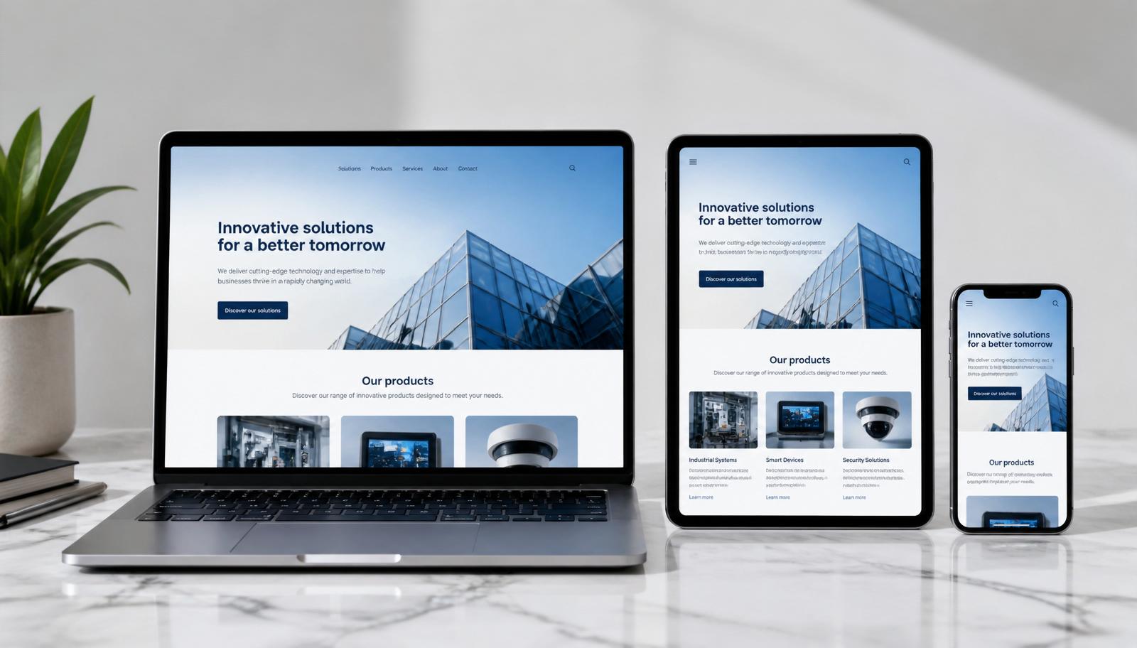 Conversion-ready web design.
